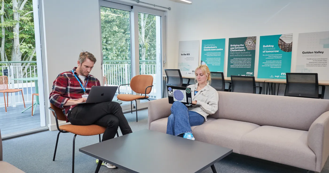 Collaborative workspace at Hub8 Minster Exchange